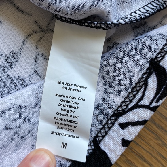 Lularoe Black and White Skirt, Medium - Picture 4 of 4